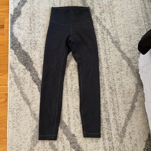 Dark gray lululemon wonder under leggings